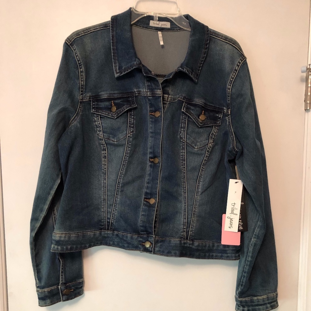 Stretchy Jean Jacket NWT